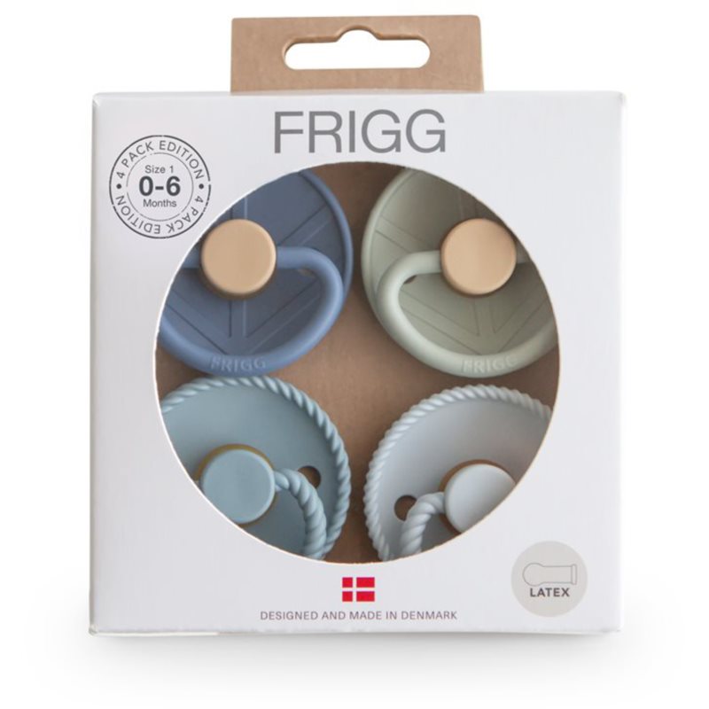 FRIGG 4 Pack Edition Size 1:0-6 months fopspeen Skyline Serenity