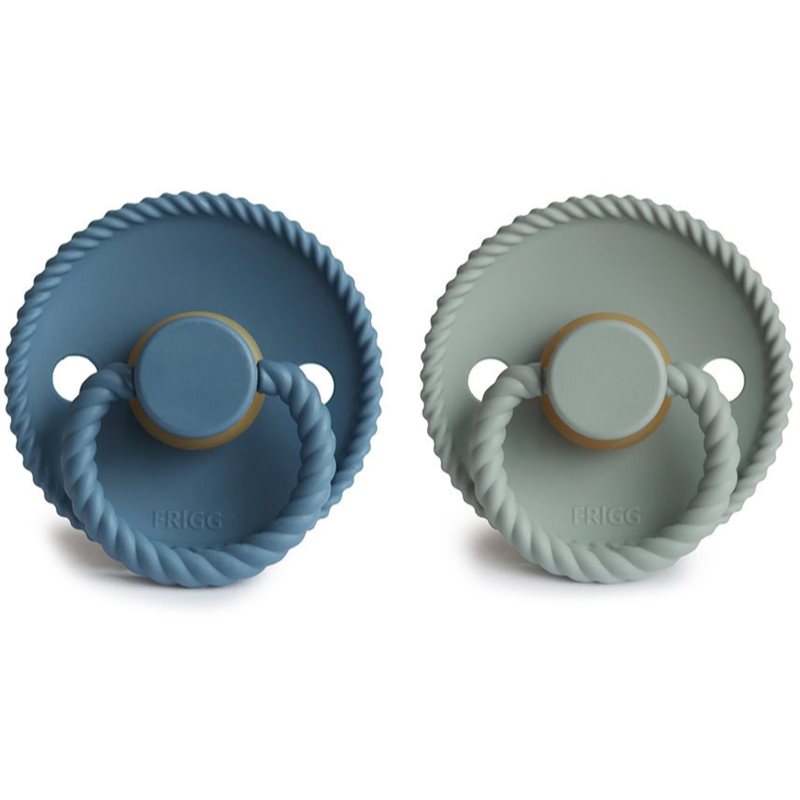 Thumbnail - FRIGG Round Latex Ocean View/Sage Schnuller Size 1 2 St.