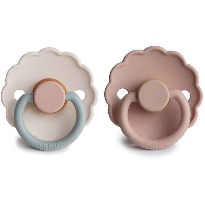 FRIGG Daisy Size 2:6-18 months Schnuller Blush/Cotton candy 2 St.