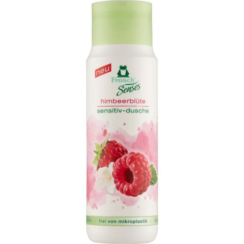 Frosch Senses Raspberry Blossom šilkinės konsistencijos dušo želė jautriai odai ECO 300 ml