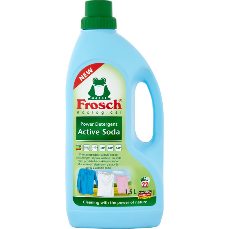 Frosch Power Detergent Active Soda skalbiklis ECO 1500 ml