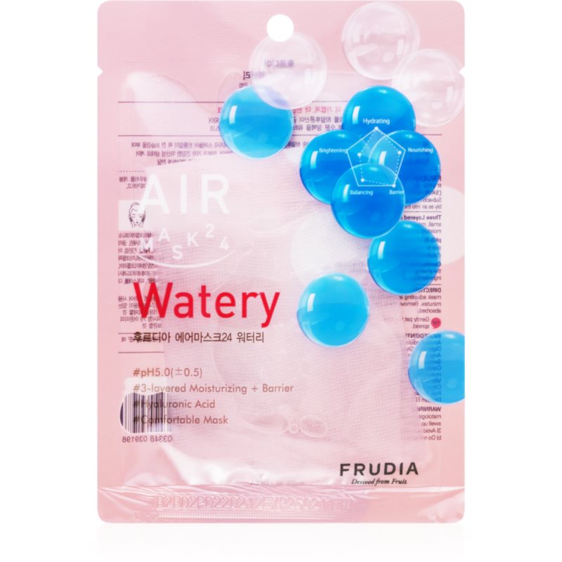 Frudia AIR Watery plátýnková maska pro regeneraci a obnovu pleti 25 ml