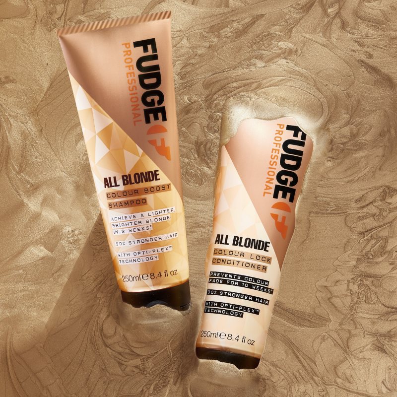 Fudge All Blonde Colour Boost Shampoo Shampoing Revitalisant Pour Redonner De L’éclat Aux Cheveux Ternes Pour Cheveux Blonds 250 Ml