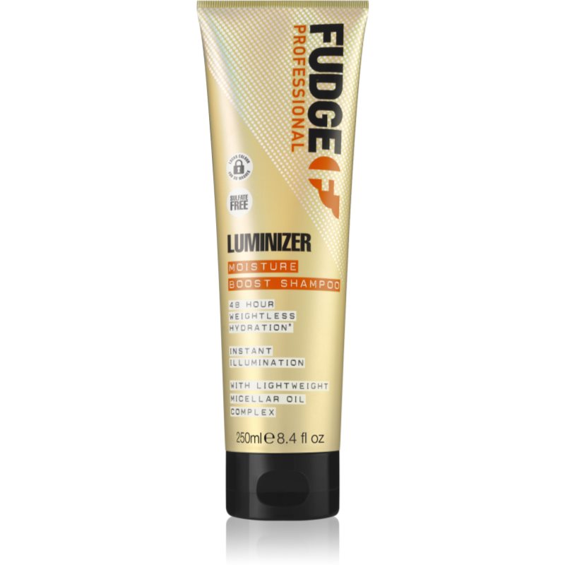 Fudge Care Luminizer drėkinamasis spalvą saugantis šampūnas pažeistiems ir dažytiems plaukams 250 ml
