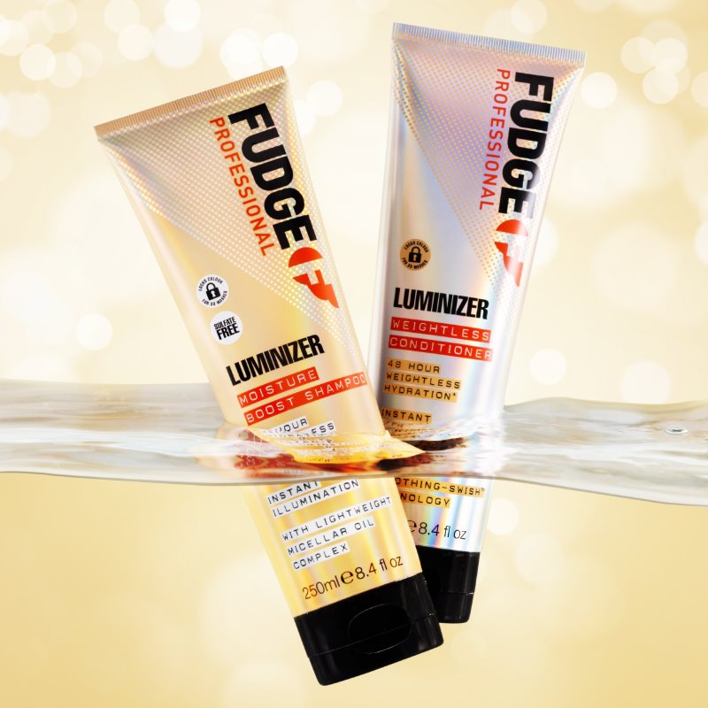 Fudge Luminizer Moisture Boost Shampoo зволожуючий шампунь для захисту кольору для фарбованого та пошкодженого волосся 250 мл