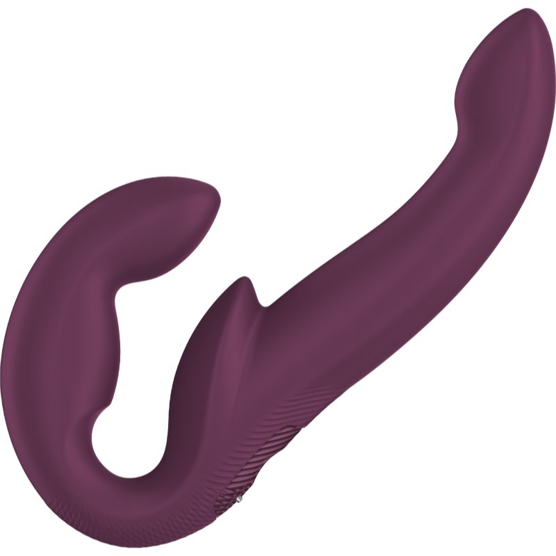 Fun Factory Share Vibe Pro Gode à Double Extrémité à Vibrations Burgundy 14 Cm