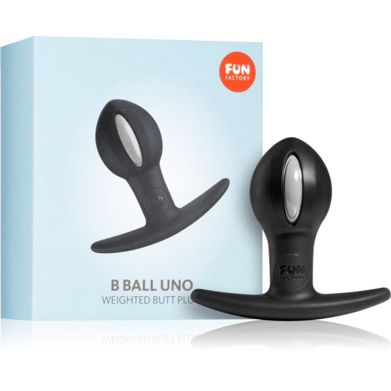 Fun Factory B Ball Uno анальні кульки Grey/black 7,2 см