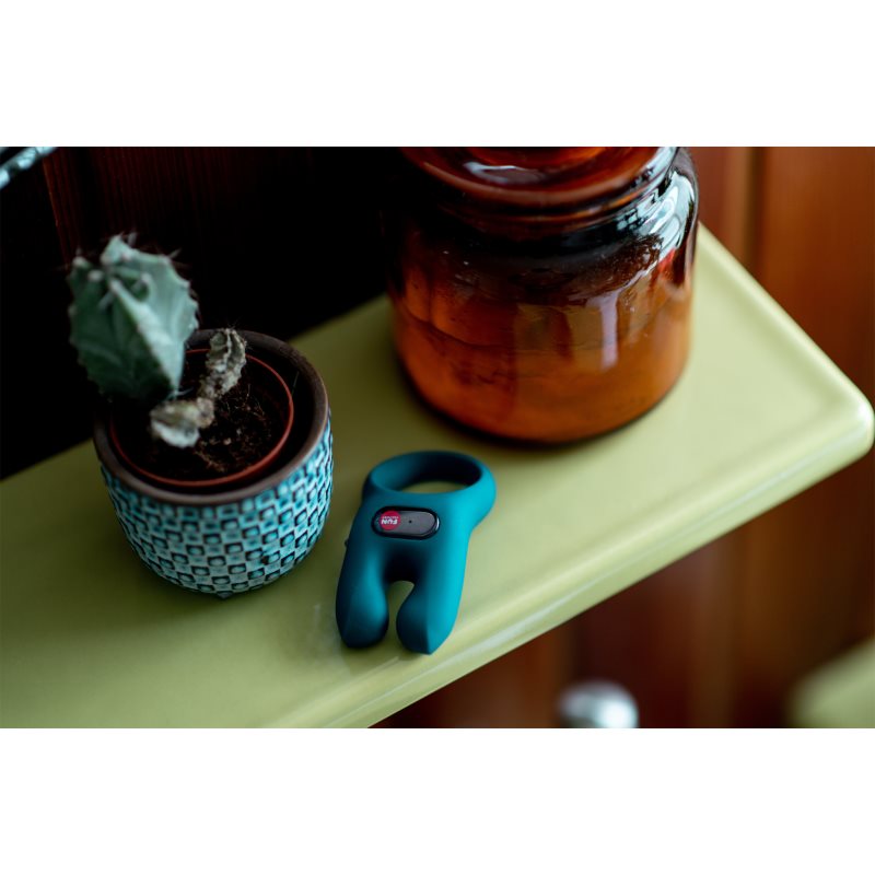 Fun Factory NOS Anneau Pénien à Vibrations Deep Sea Blue 8 Cm