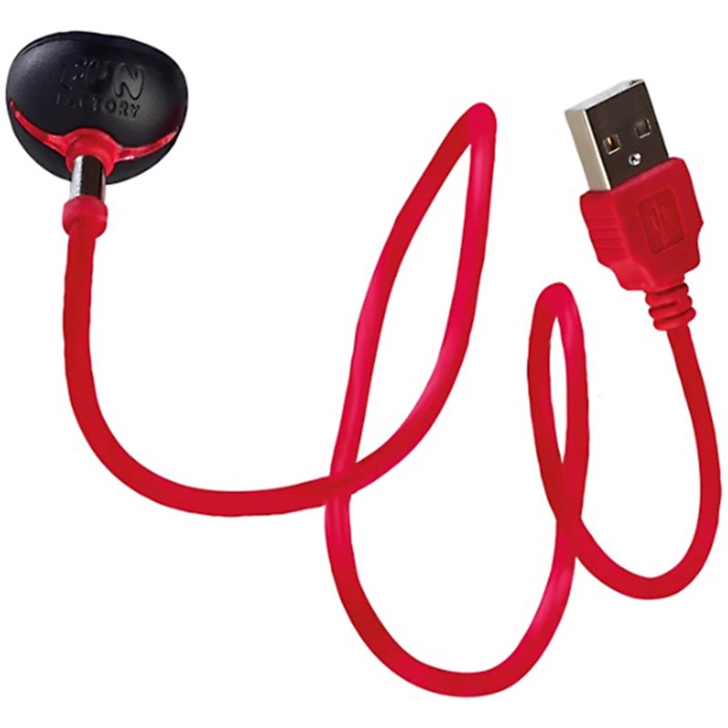 Fun Factory USB Magnetic Charging Cable Clé USB Red 103 Cm