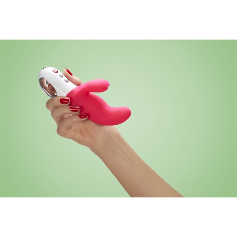 Fun Factory Miss Bi вібратор зі стимулятором клітора Pink/White 17 см