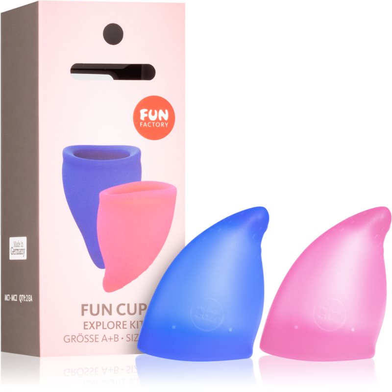 Fun Factory Fun Cup A + B menštruačný kalíšok 2 ks