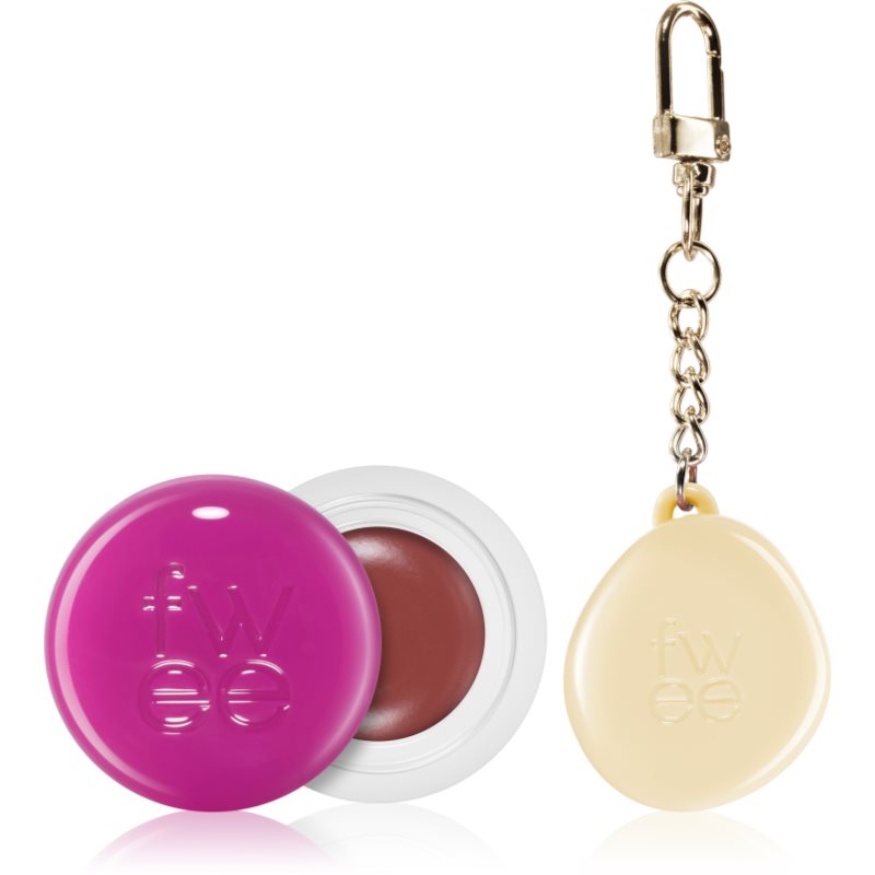 fwee Lip&Cheek Blurry Pudding Pot tónovací balzám na rty a tváře + pouzdro odstín MV01 Chill´n (Cold-hearted Moment) 5 g