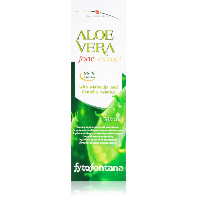 

Fytofontana Aloe Vera extract FORTE харчова добавка для детоксикації організму та підтримки імунітету