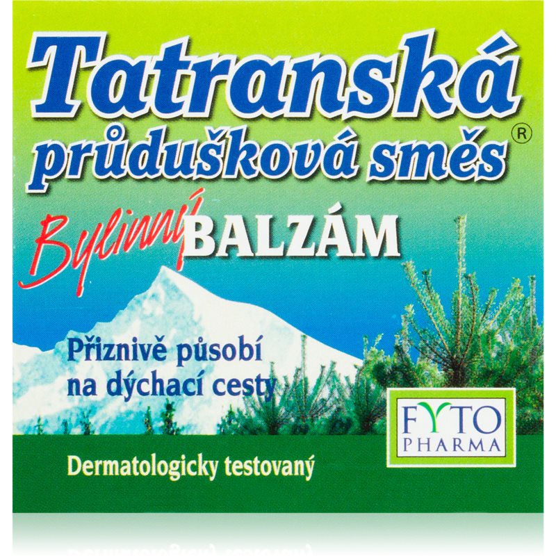 FytoPharma Tatran Bronchial Blend Herbal Ointment For Normal Function Of The Breathing System 40 G