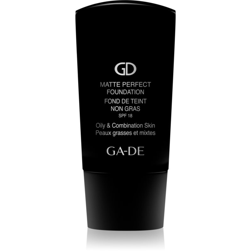 GA-DE Matte Perfect matinė makiažo priemonė normaliai ir riebiai odai SPF 18 atspalvis 102 Light Beige 30 ml