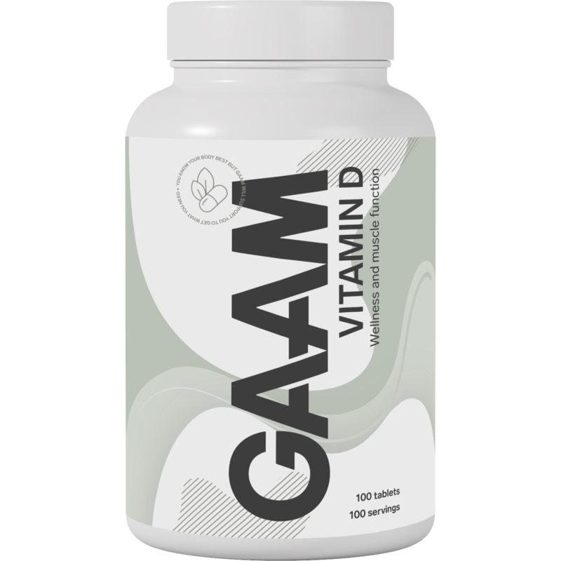 GAAM Vitamin D podpora normálního stavu kostí a zubů 100 tbl