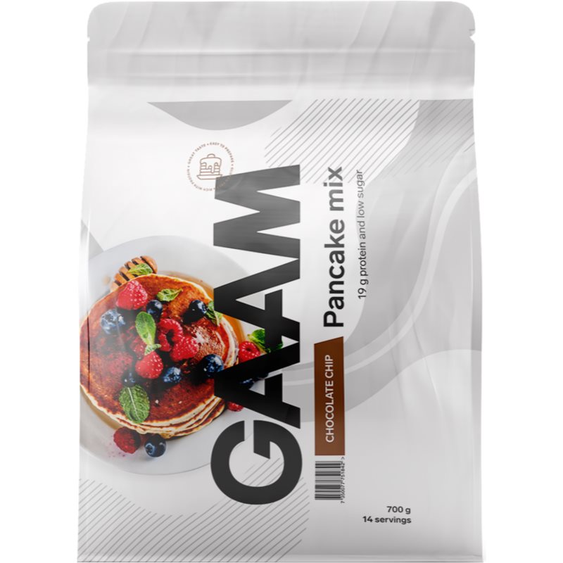 GAAM Pancake Mix směs na přípravu palačinek s proteinem příchuť Chocolate Chips 700 g