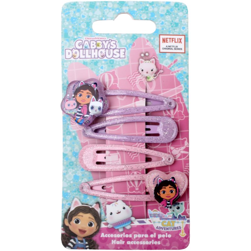 Gabby's Dollhouse Hair Accessories hair pins for children 4 pc