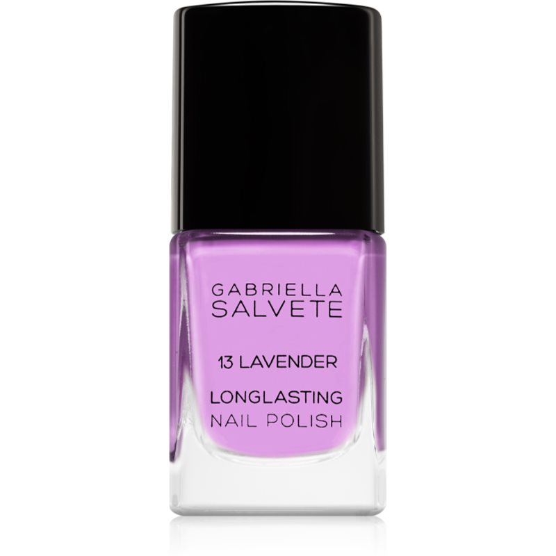 Gabriella Salvete Longlasting Enamel високостійкий лак для нігтів з блиском відтінок 13 Lavender 11 мл
