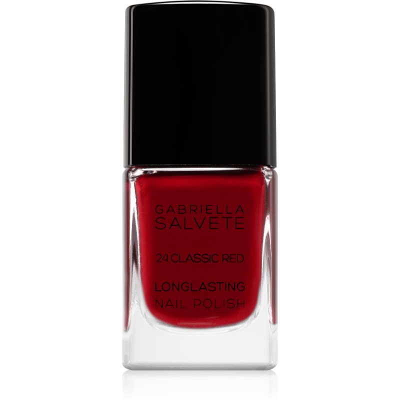Gabriella Salvete Longlasting Enamel Long-lasting Nail Polish With High Gloss Effect Shade 24 Classic Red 11 Ml