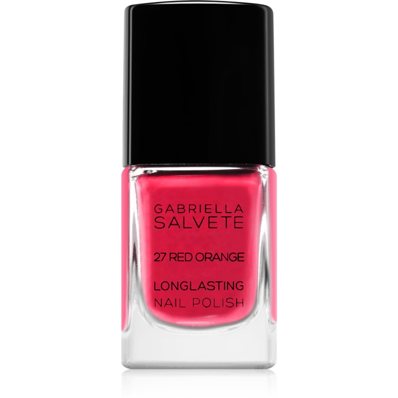 Gabriella Salvete Longlasting Enamel long-lasting nail polish with high gloss effect shade 27 Red Or