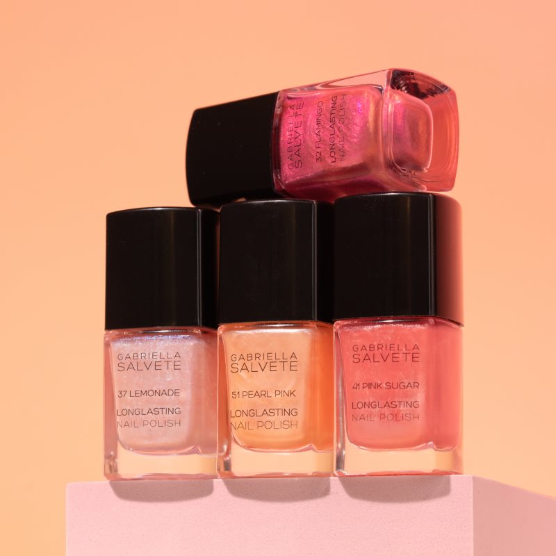 Gabriella Salvete Longlasting Enamel lak na nehty s holografickým efektem odstín 37 Lemonade 11 ml (obrázek 3)