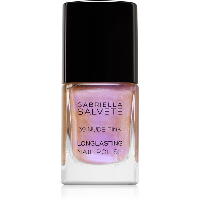 Gabriella Salvete Longlasting Enamel лак для нігтів з голографічним ефектом відтінок 39 Nude Pink 11 мл