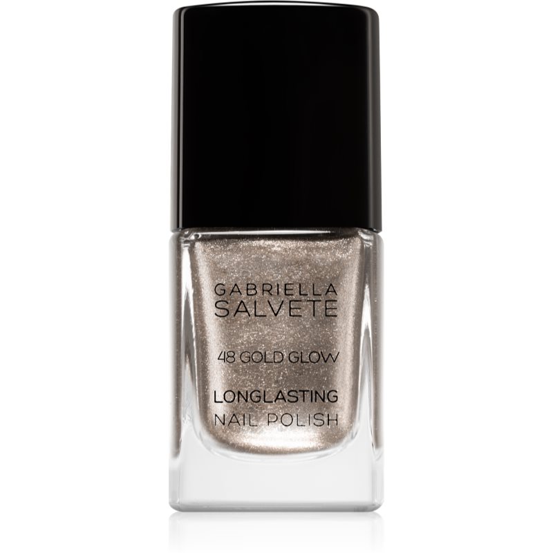 Gabriella Salvete Longlasting Enamel long-lasting nail polish with glitter shade 48 Gold Glow 11 ml
