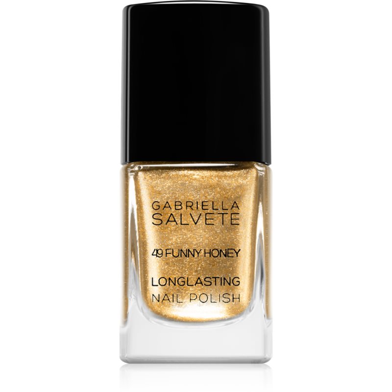 Gabriella Salvete Longlasting Enamel long-lasting nail polish with glitter shade 49 Funny Honey 11 m