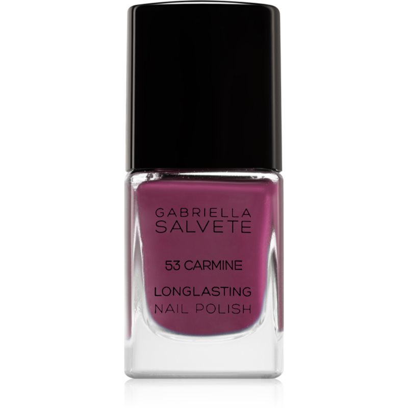 Gabriella Salvete Longlasting Enamel Long-lasting Nail Polish With High Gloss Effect Shade 53 Carmine 11 Ml