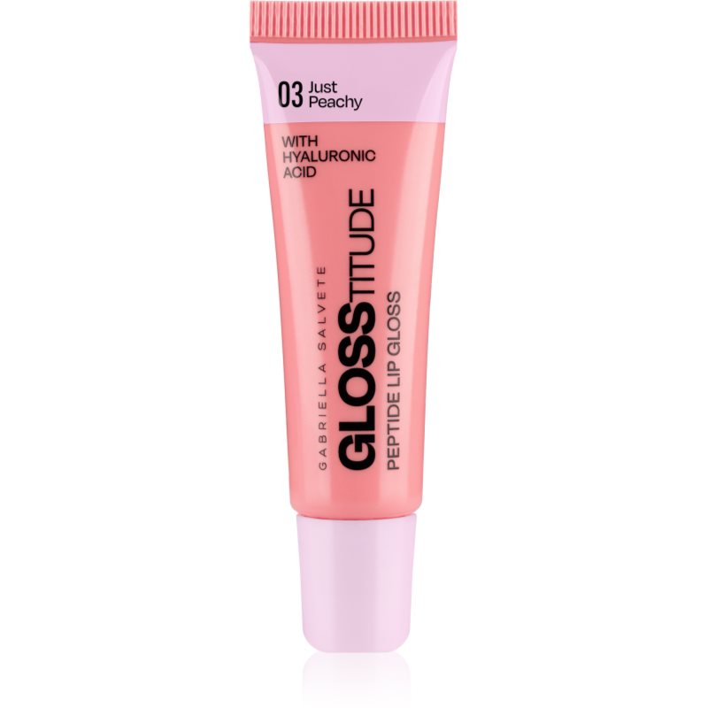 Gabriella Salvete Glosstitude Peptide Lip Gloss hydrating lip gloss shade 03 Just Peachy 10 ml