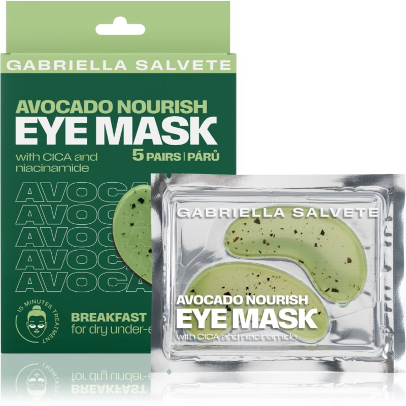 Gabriella Salvete Eye Mask Avocado Intensiivne toitemask silmade piirkonnale 5 tk