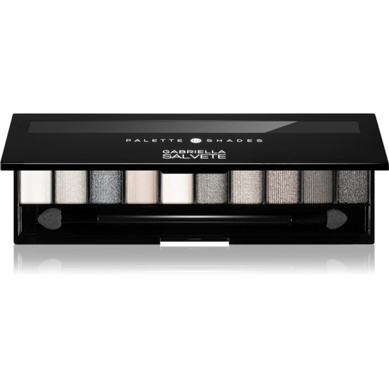 

Gabriella Salvete Eyeshadow 10 Shades Palette палітра тіней з дзеркальцем та аплікатором відтінок 03 Grey