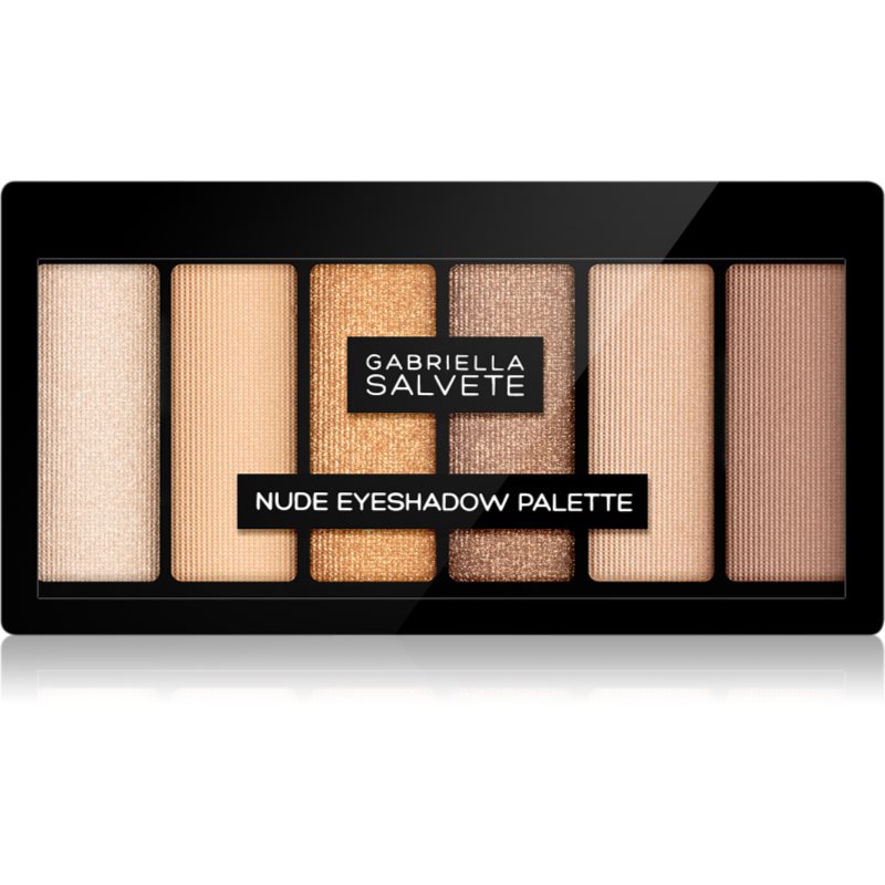 E-shop Gabriella Salvete Eyeshadow 6 Shades Palette paleta očních stínů odstín 01 Nude 12 g