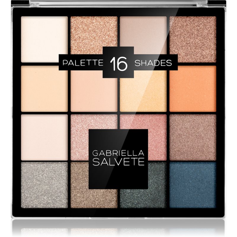 

Gabriella Salvete Eyeshadow 16 Shades Palette палетка тіней для очей відтінок 01 Gold