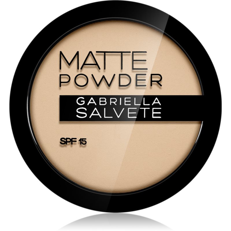 Gabriella Salvete Matte Powder SPF15 8 g púder pre ženy 01