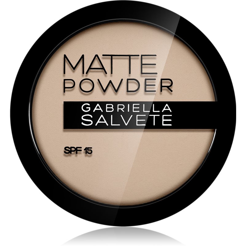 Gabriella Salvete Matte Powder матуюча пудра SPF 15 відтінок 02 8 гр