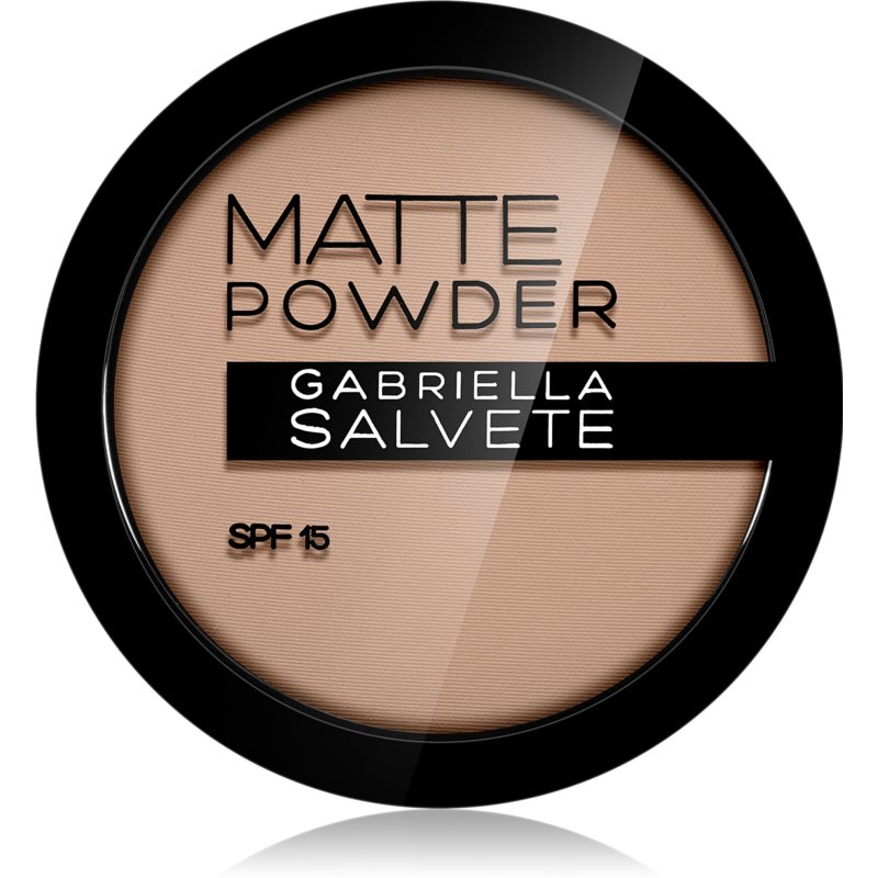 Gabriella Salvete Matte Powder SPF15 8 g púder pre ženy 03