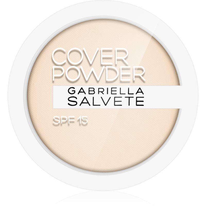 Gabriella Salvete Cover Powder kompaktinė pudra SPF 15 atspalvis 01 Ivory 9 g