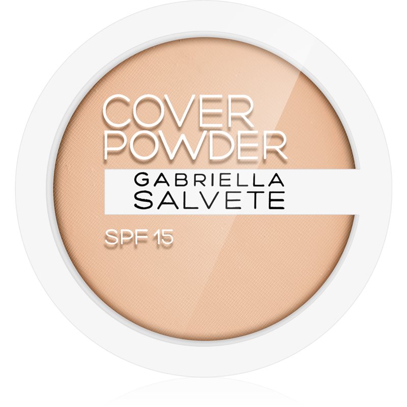 Gabriella Salvete Cover Powder kompaktný púder SPF 15 odtieň 02 Beige 9 g