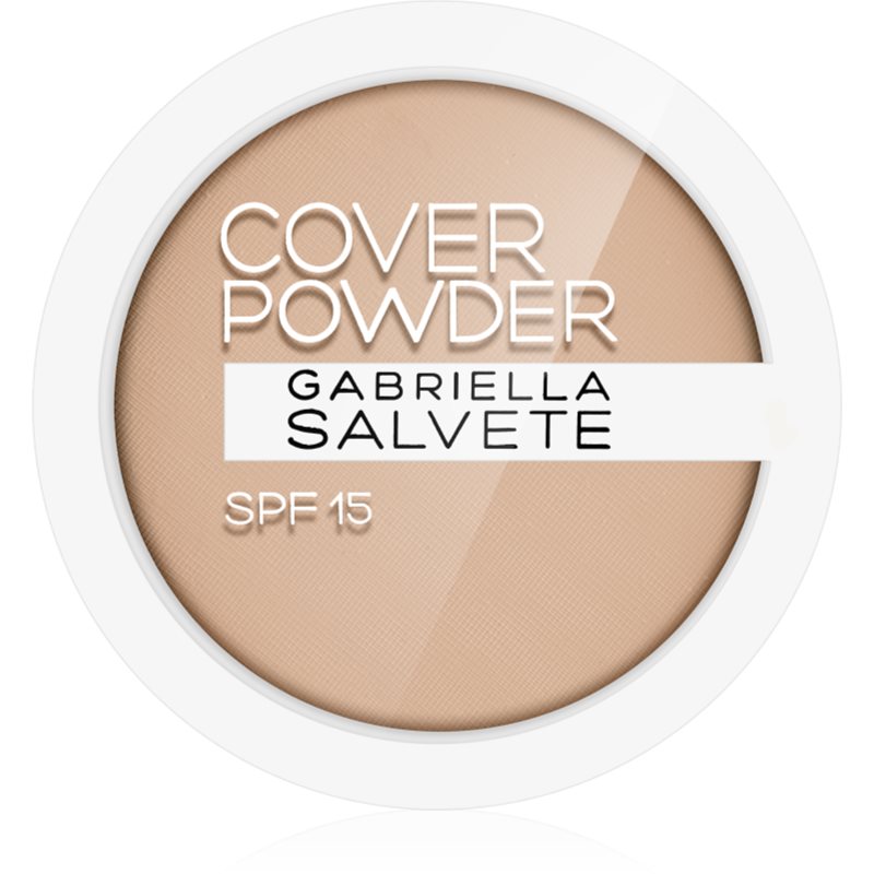 Gabriella Salvete Cover Powder kompaktný púder SPF 15 odtieň 03 Natural 9 g