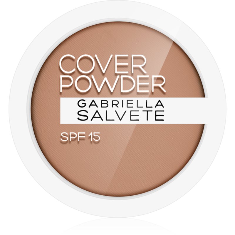 Gabriella Salvete Cover Powder kompaktný púder SPF 15 odtieň 04 Almond 9 g