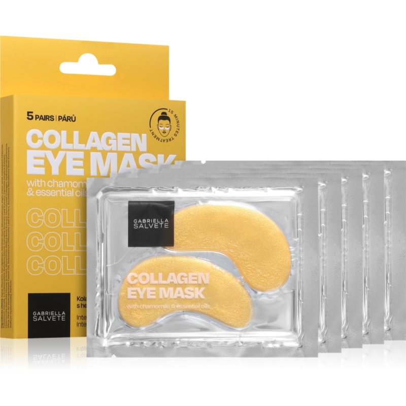 Gabriella Salvete Eye Mask Collagen Gold oční maska proti otokům a tmavým kruhům s kolagenem 5 ks (obrázek 3)
