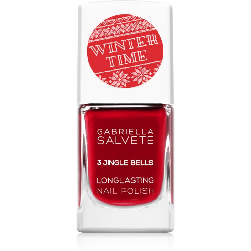 Gabriella Salvete Winter Time dolgoobstojen lak za nohte z visokim sijajem odtenek 3 Jingle Bells 11 ml