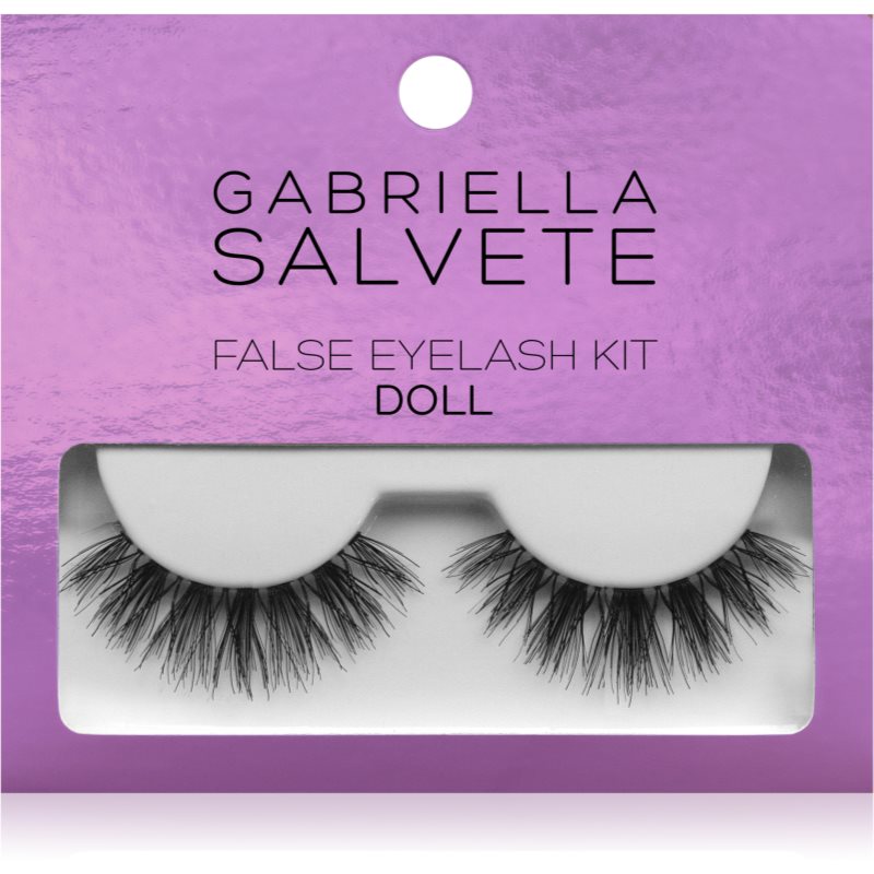 Gabriella Salvete False Eyelash Kit Doll изкуствени мигли с лепило 1 бр.