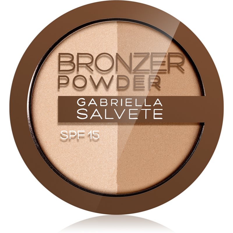 Gabriella Salvete Sunkissed Bronzer Powder Duo SPF15 9 g bronzer pre ženy