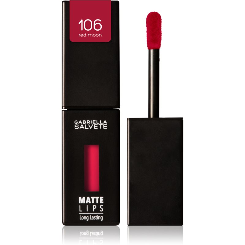 Gabriella Salvete Matte Lips Long-lasting Liquid Lipstick With Matt Effect Shade 106 Red Moon 4,5 Ml