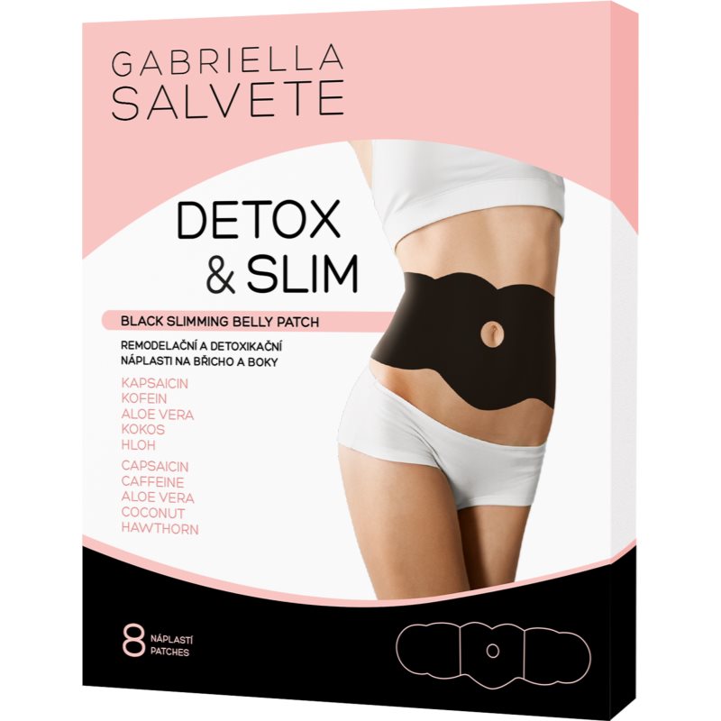 Gabriella Salvete Belly Patch Detox Slimming remodelačné náplaste na brucho a boky 8 ks