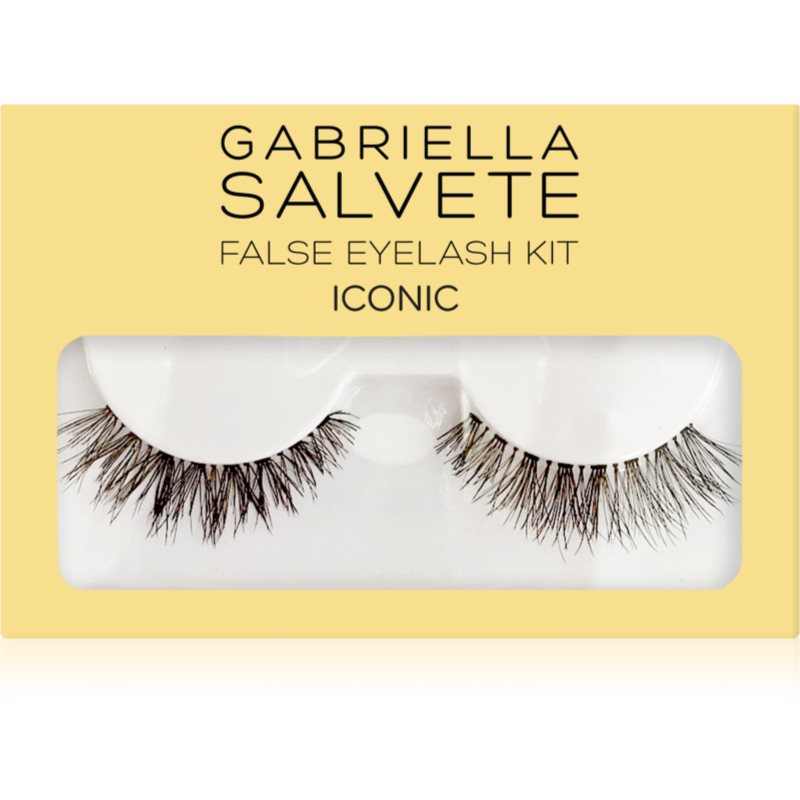 Gabriella Salvete False Eyelash Kit Iconic изкуствени мигли с лепило 1 бр.