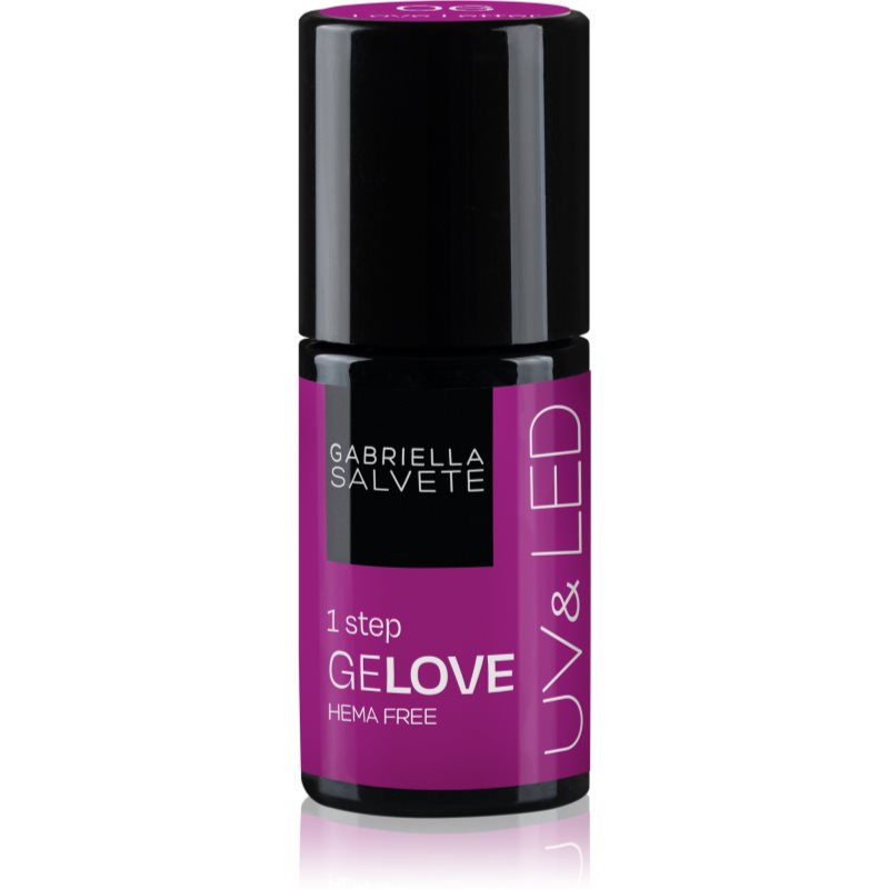 Gabriella Salvete GeLove Gel Nail Polish For UV/LED Hardening 3-in-1 Shade 06 Love Letter 8 Ml